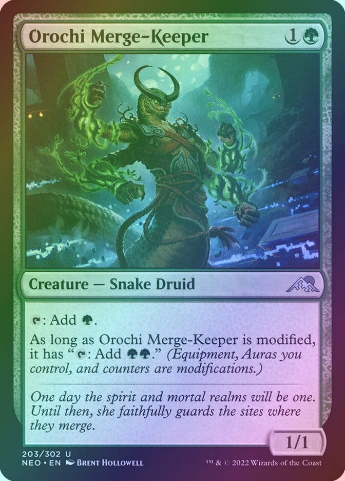 Orochi Merge-Keeper (NEO) (203) / Foil