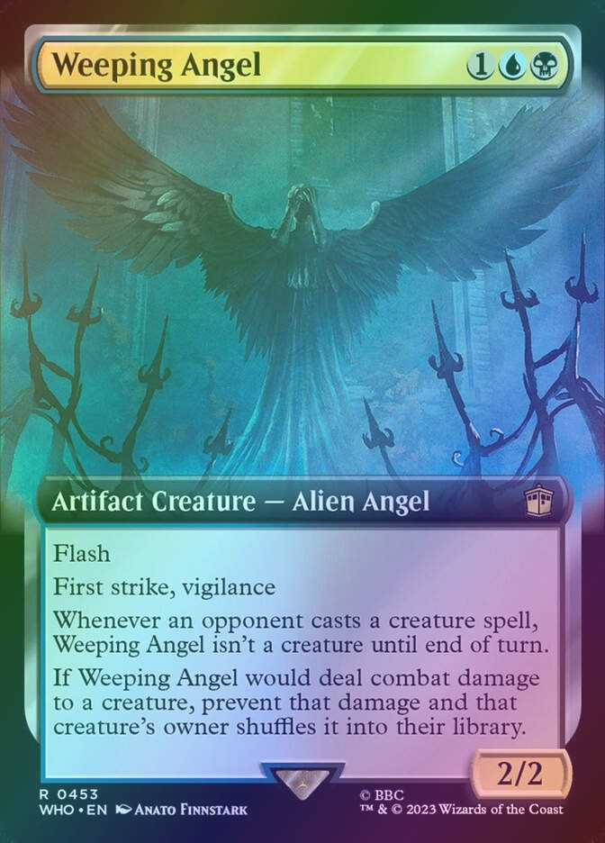 Weeping Angel (WHO) (453) / Extended Art / Foil