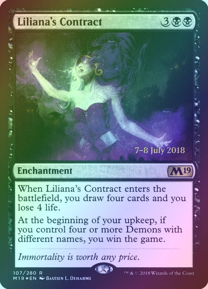 Liliana's Contract (PM19) (107s) / Foil