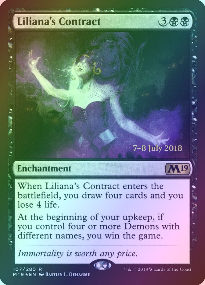 Liliana's Contract (PM19) (107s) / Foil