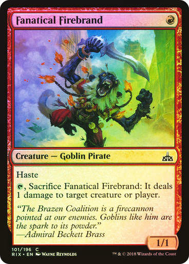 Fanatical Firebrand (RIX) (101) / Foil