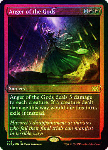 Anger of the Gods (2X2) / Etched Foil