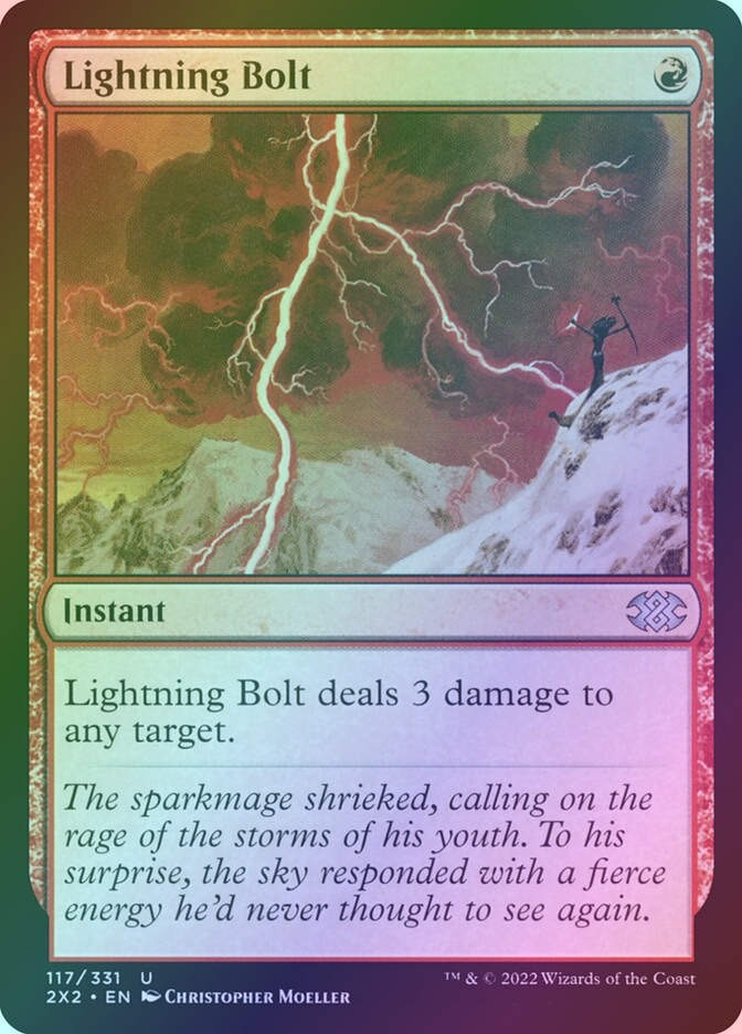Lightning Bolt (2X2) (117) / Foil