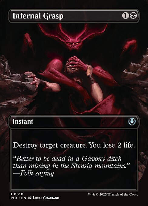 Infernal Grasp (INR) (310) / Borderless