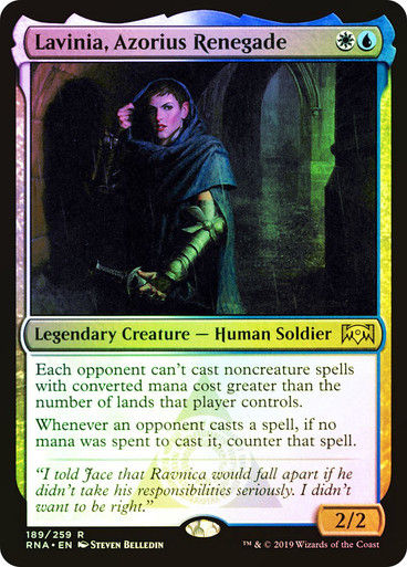 Lavinia, Azorius Renegade (RNA) (189) / Foil