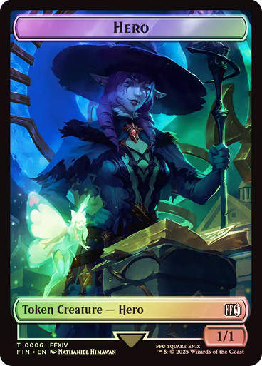 Hero Token T06 // Robot Warrior (TFIN) / Foil