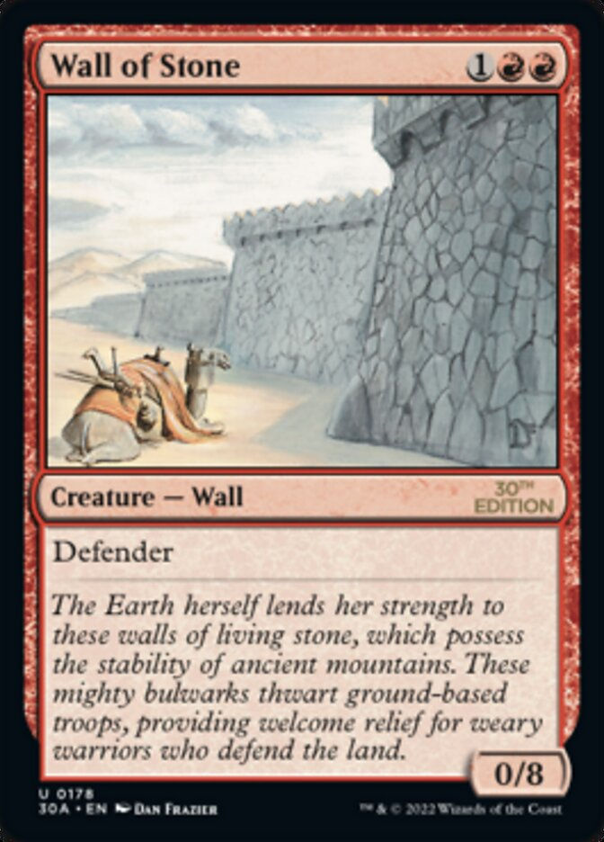 Wall of Stone (30a)