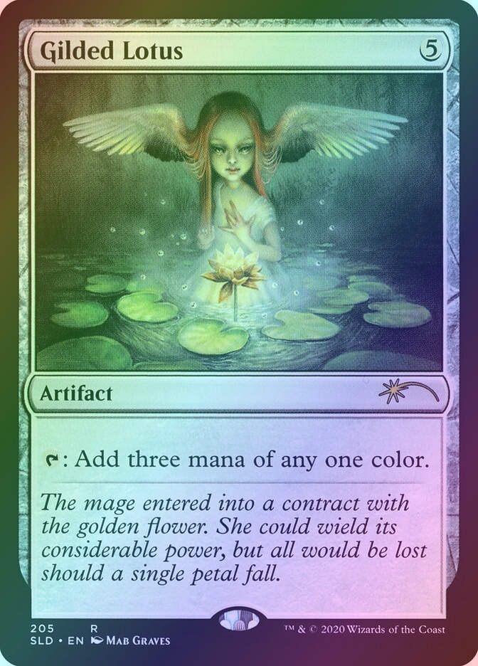 Gilded Lotus (SLD) (205) / Foil