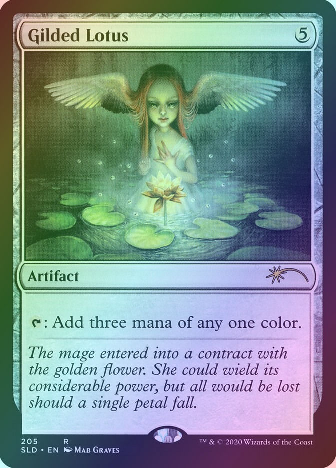 Gilded Lotus (SLD) (205) / Foil