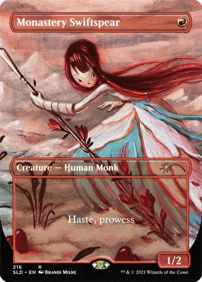 Monastery Swiftspear (SLD) (216) / Borderless