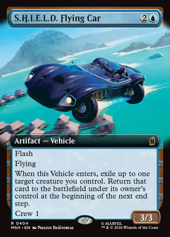S.H.I.E.L.D. Flying Car (MSH) (404) / Extended Art