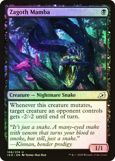Zagoth Mamba (IKO) (106) / Foil