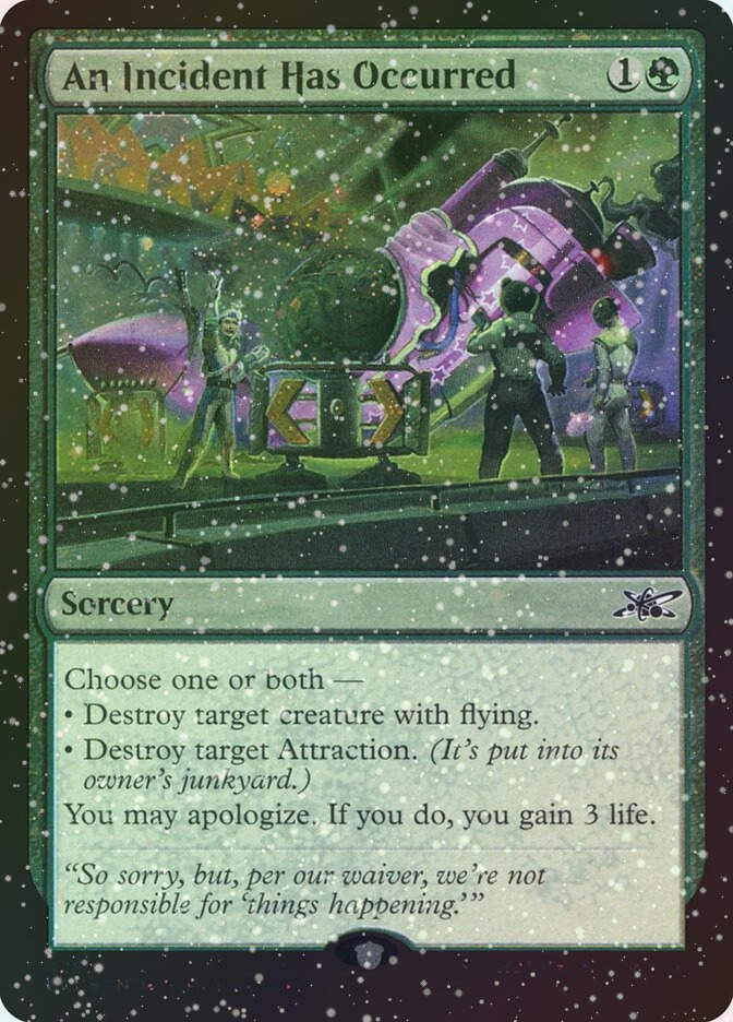An Incident Has Occurred (UNF) (429) / Galaxy Foil