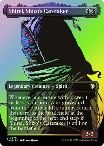 Shirei, Shizo's Caretaker (cmm) / Borderless / Foil