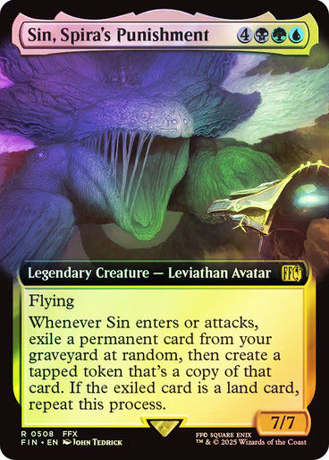Sin, Spira's Punishment (FIN) (508) / Extended Art / Foil