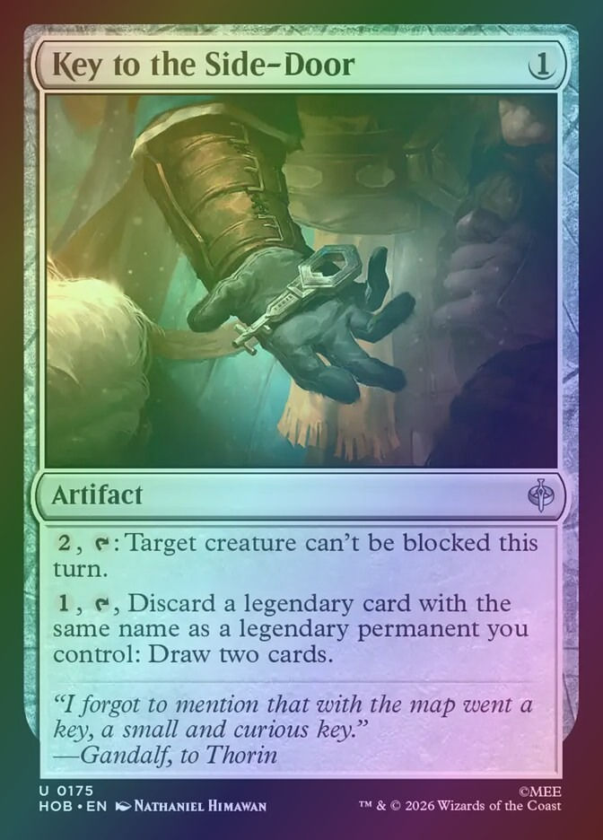 Key to the Side-Door (HOB) (175) / Foil
