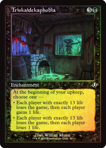 Triskaidekaphobia (INR) (391) / Foil Retro
