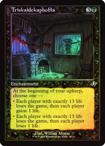 Triskaidekaphobia (INR) (391) / Foil Retro