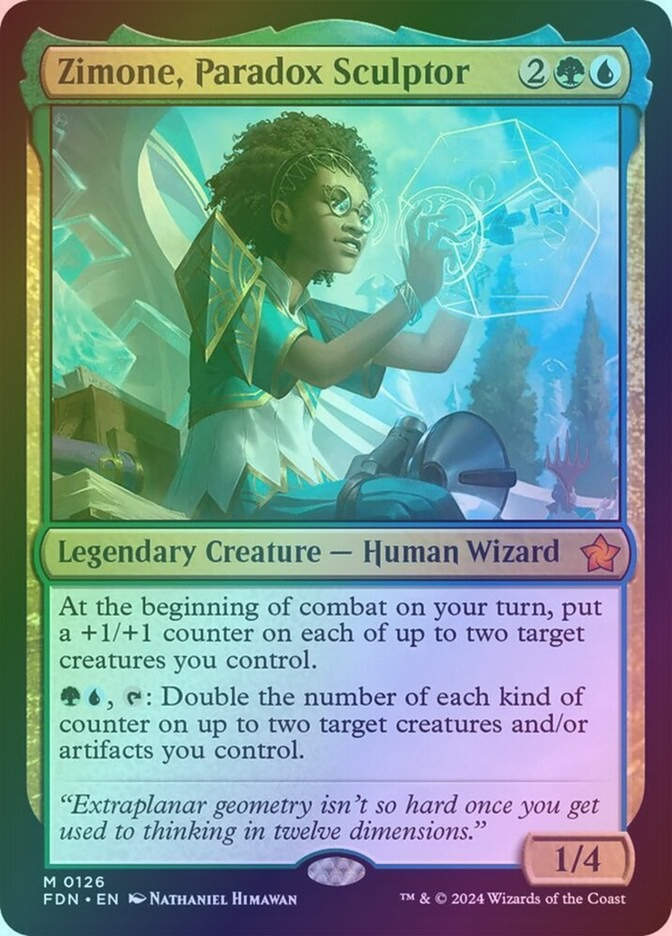 Zimone, Paradox Sculptor (PFDN) (126p) / Foil