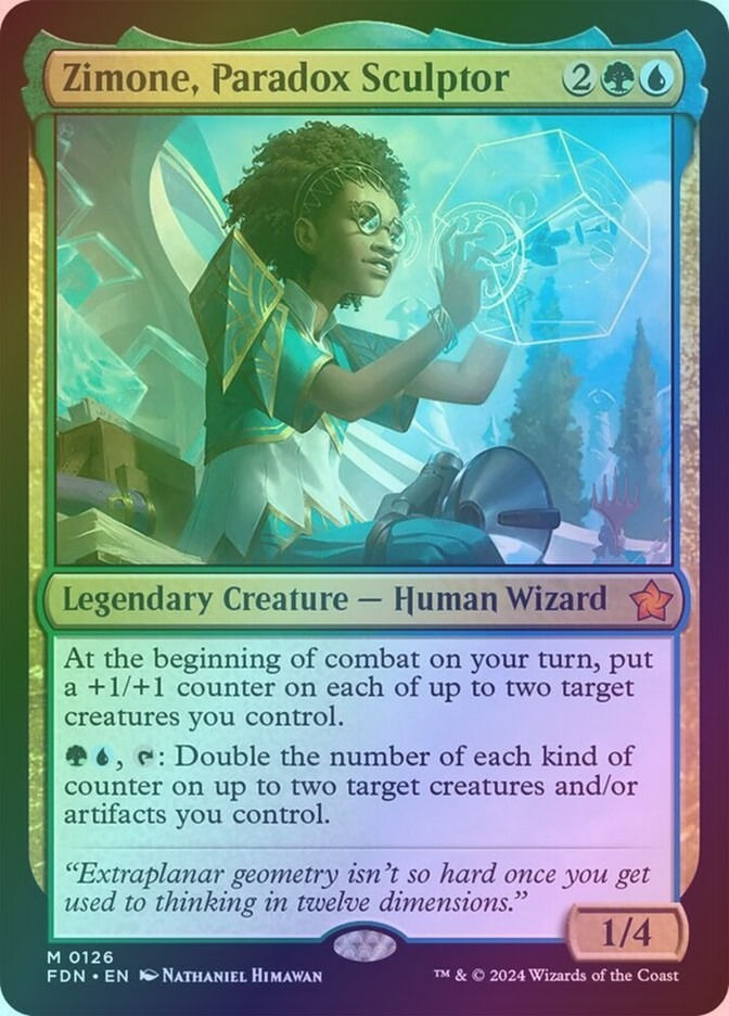 Zimone, Paradox Sculptor (PFDN) (126p) / Foil