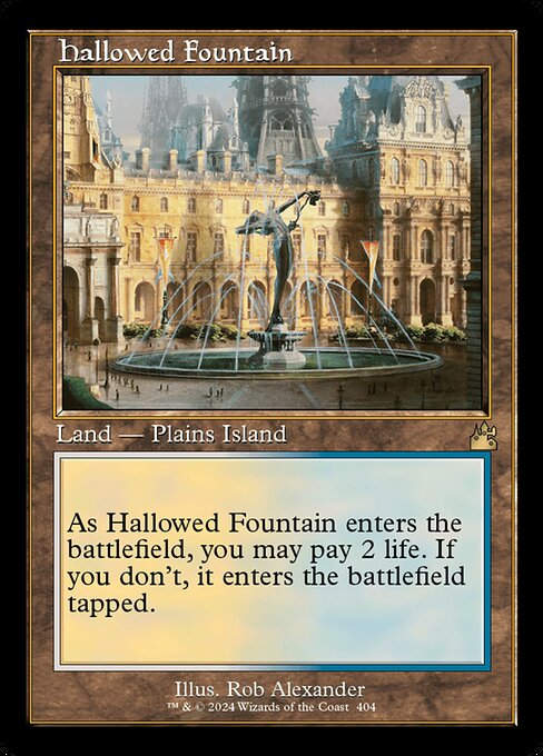 Hallowed Fountain (rvr) (404) / Retro