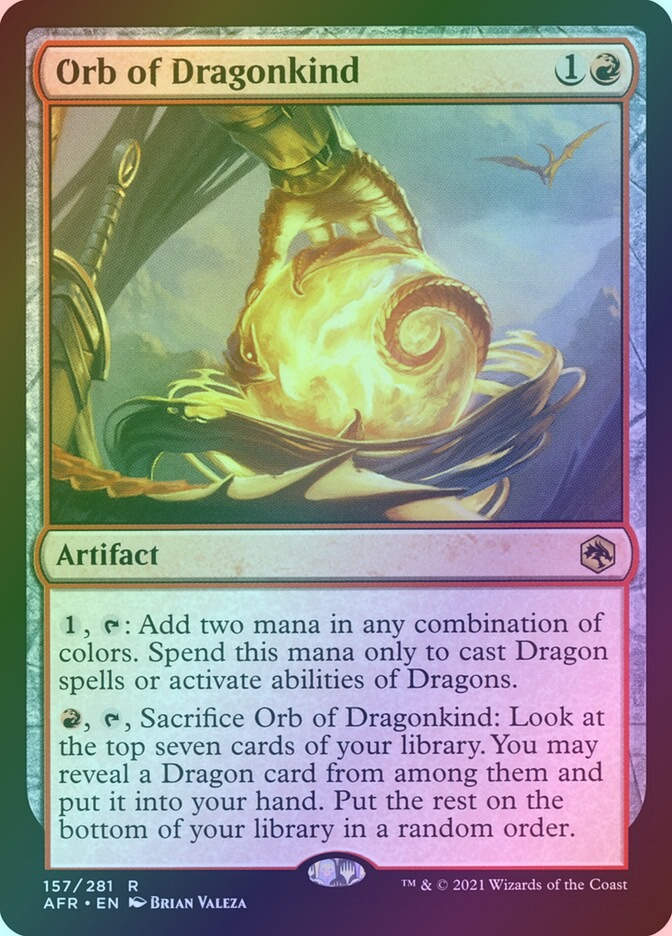 Orb of Dragonkind (AFR) (157) / Foil