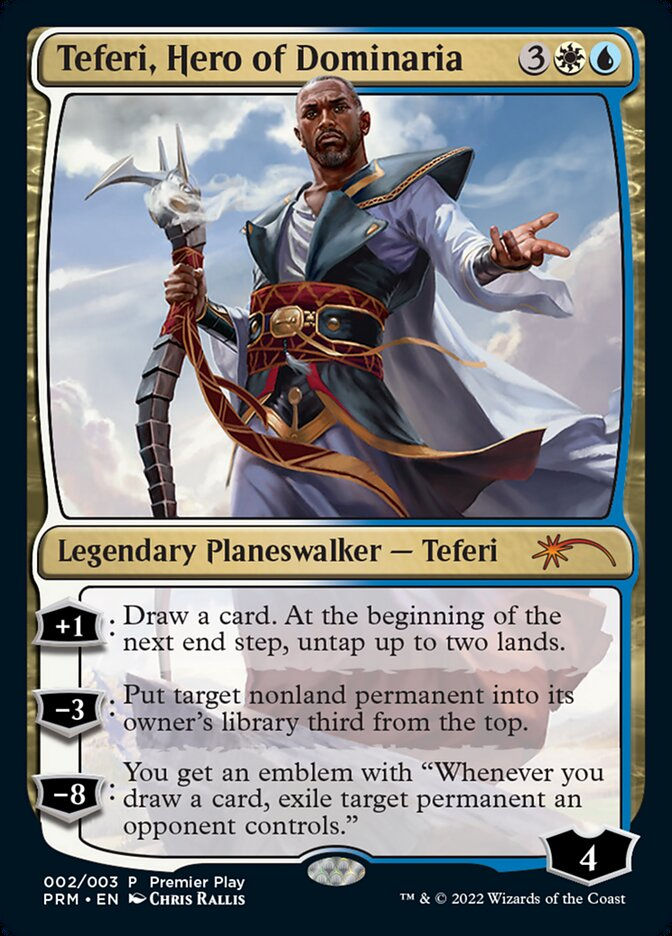 Teferi, Hero of Dominaria (ppro) / Premier Play Promo