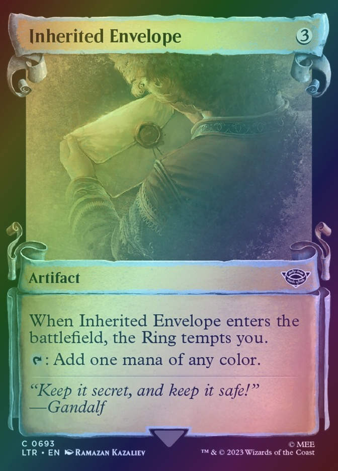 Inherited Envelope (LTR) (693) / Showcase / Foil