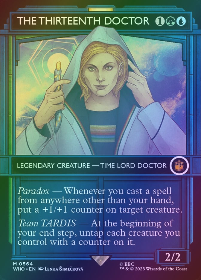 The Thirteenth Doctor (WHO) (564) / Borderless / Showcase / Foil