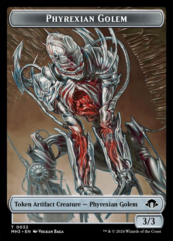 Phyrexian Golem // Energy Reserve (TMH3) (32 // 36)