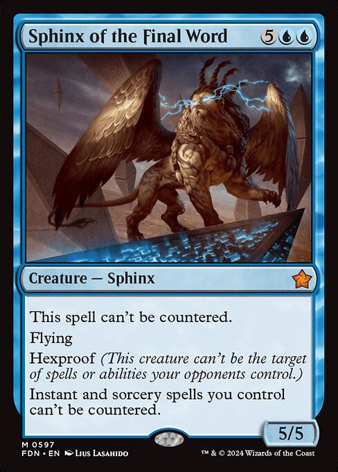 Sphinx of the Final Word (FDN) (597) (Starter)