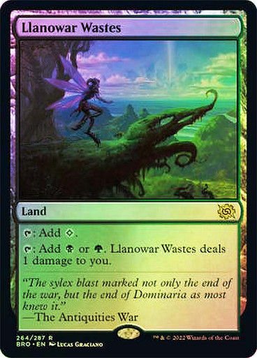 Llanowar Wastes (BRO) / Foil