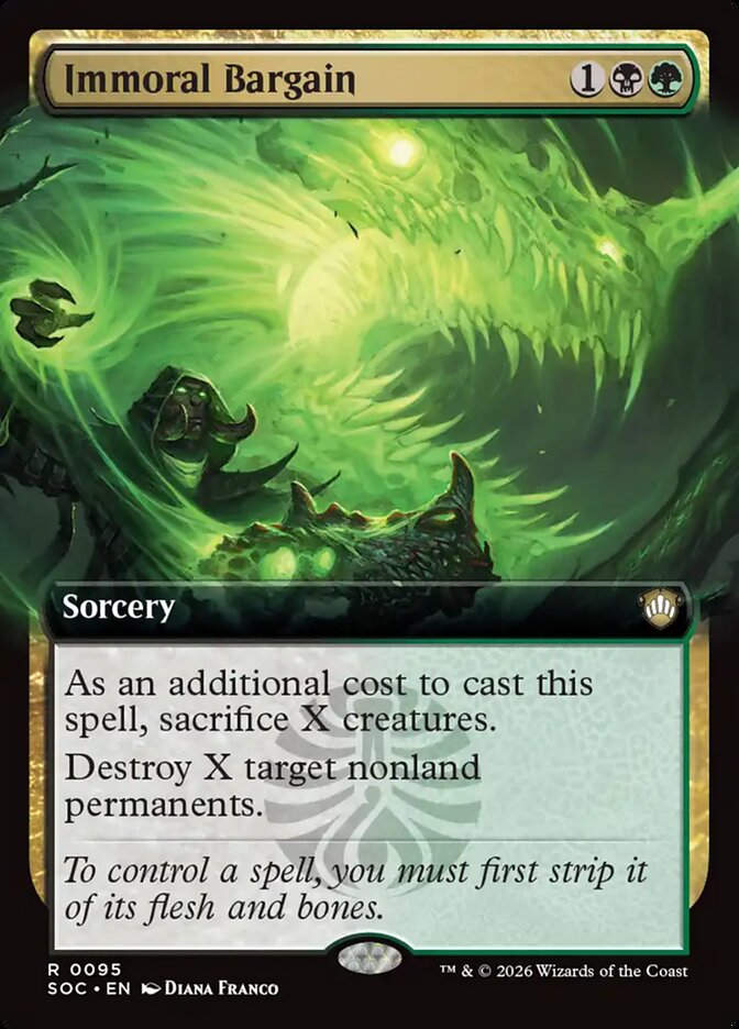 Immoral Bargain (SOC) (95) / Extended Art