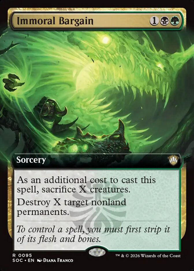 Immoral Bargain (SOC) (95) / Extended Art