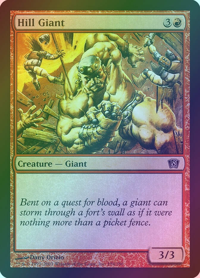 Hill Giant (8ED) (194★) / Foil
