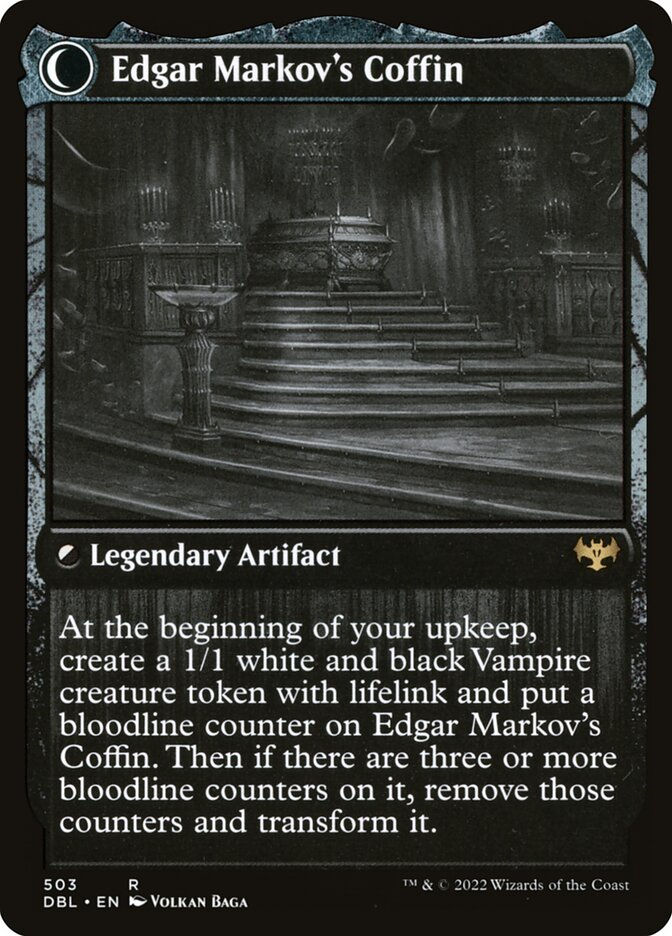 Edgar, Charmed Groom // Edgar Markov's Coffin (DBL) (503) — cara 2 de 2