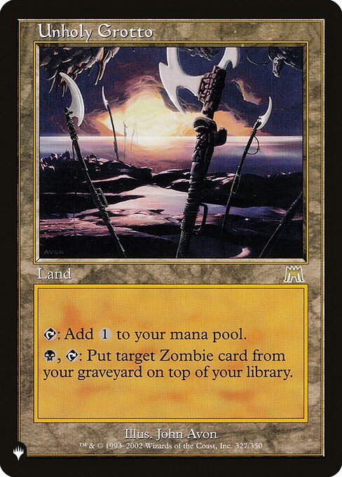 Unholy Grotto (PLST) (ONS-327)