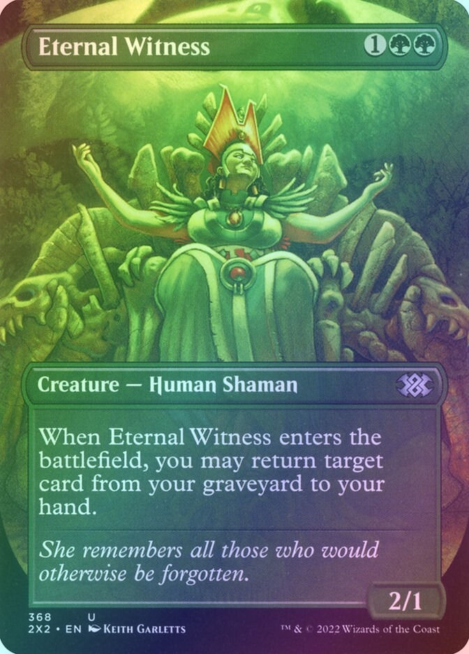 Eternal Witness (2X2) (368) / Borderless / Foil