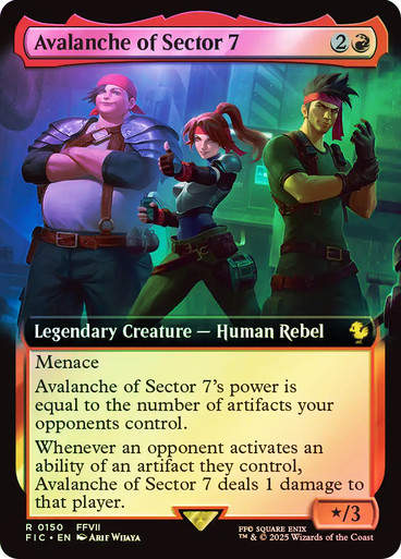 Avalanche of Sector 7 (FIC) (150) / Extended Art / Foil