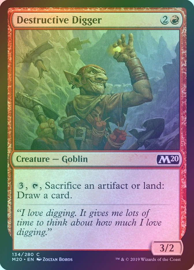 Destructive Digger (M20) (134) / Foil