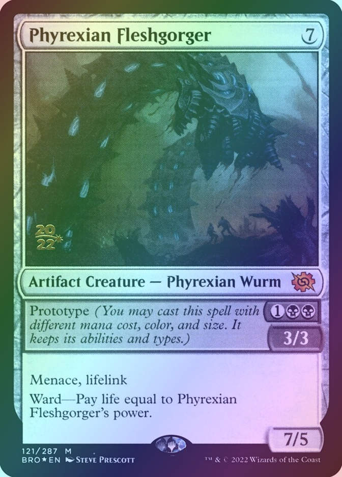 Phyrexian Fleshgorger (PBRO) (121s) / Foil