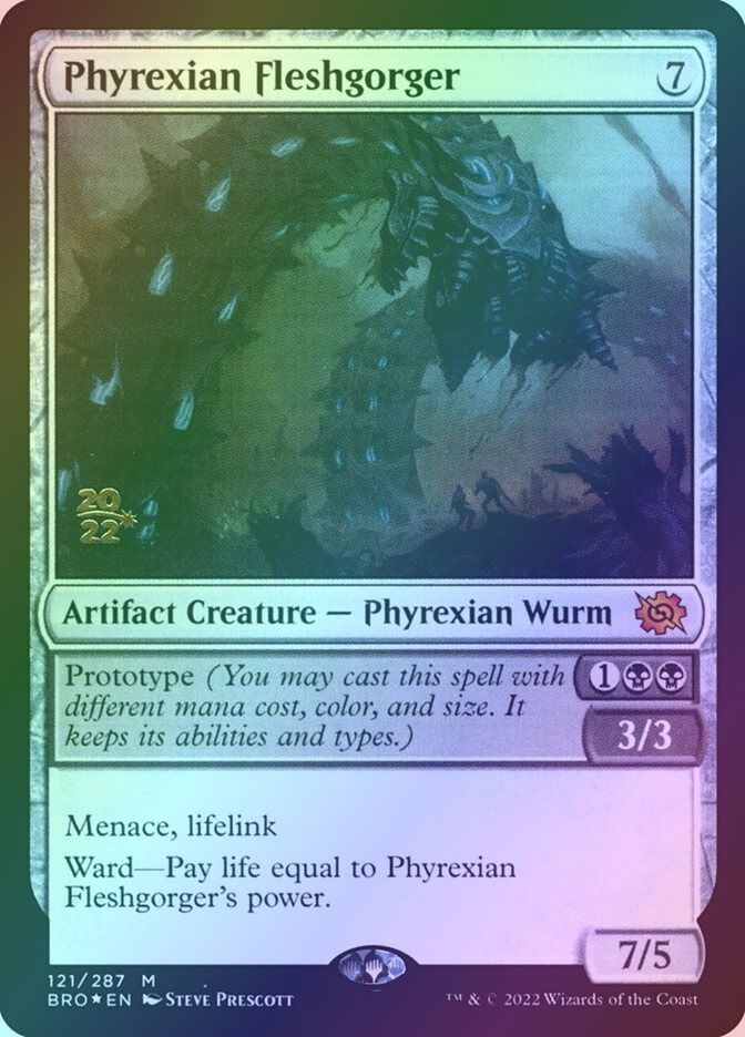 Phyrexian Fleshgorger (PBRO) (121s) / Foil