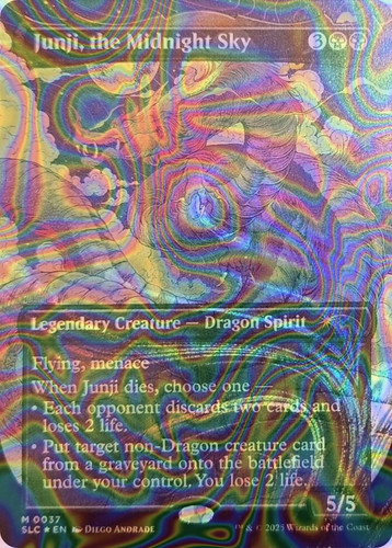 Junji, the Midnight Sky (SLC) (37) / Borderless / Halo Foil | MTG