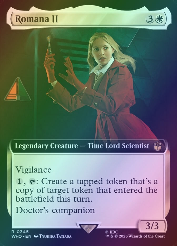 Romana II (WHO) (345) / Extended Art / Foil