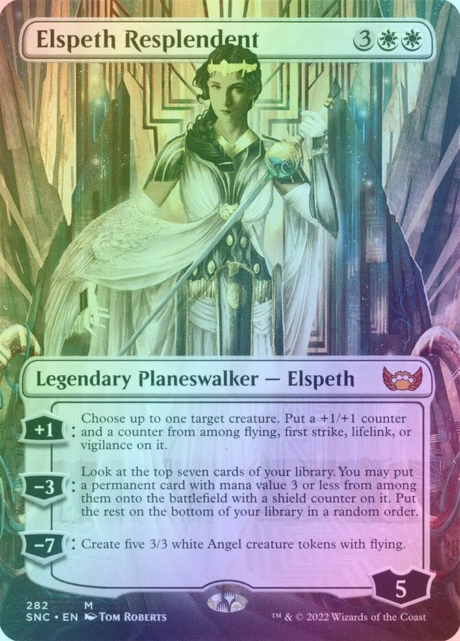 Elspeth Resplendent (SNC) (282) / Borderless / Foil