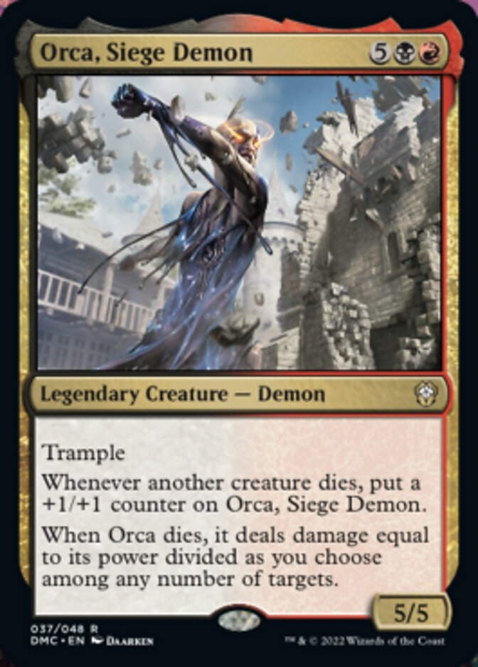 Orca, Siege Demon (DMC) / Legends Retold