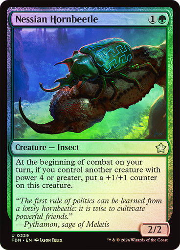 Nessian Hornbeetle (FDN) (229) / Foil