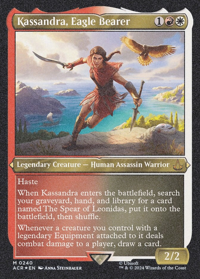 Kassandra, Eagle Bearer (ACR) (240) / Foil Etched