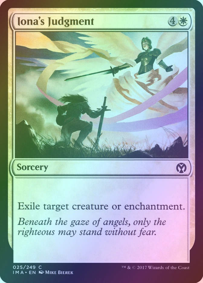 Iona's Judgment (IMA) (25) / Foil