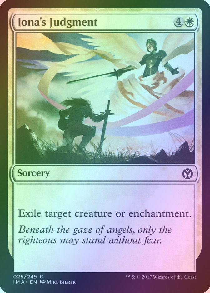 Iona's Judgment (IMA) (25) / Foil